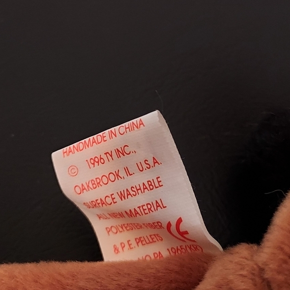 TY Beanie Baby Doby 1996 Dog - Picture 6 of 6